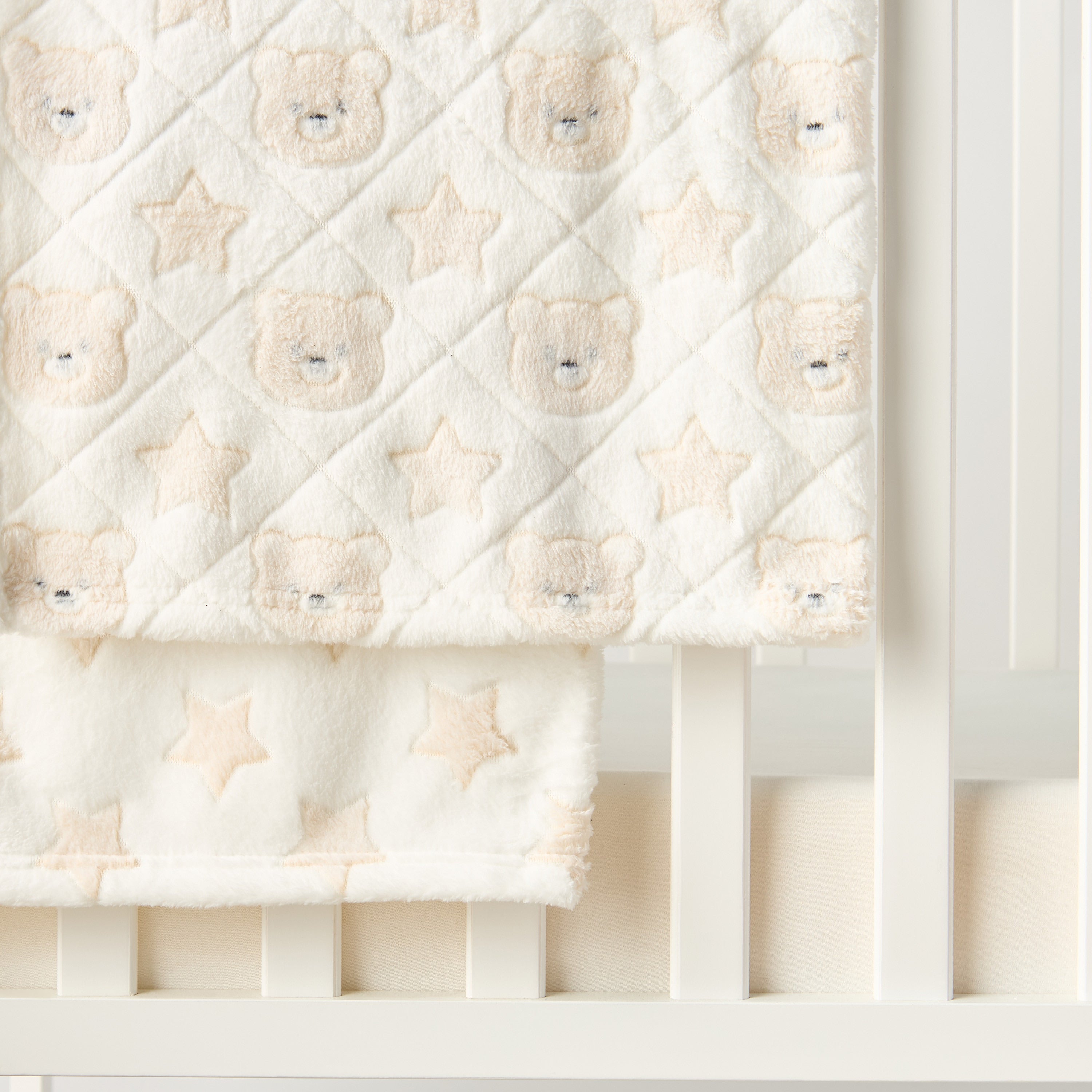 Juniors Applique Detail Coral Fleece Raschel Blanket - 76x102 cm
