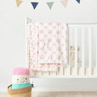 Juniors 2-Piece All-Over Bear Detail Fleece Blanket Set - 76x102 cm-undefined-image-1