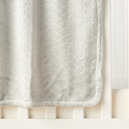 Juniors Textured Flannel Raschel Blanket - 76x102 cm