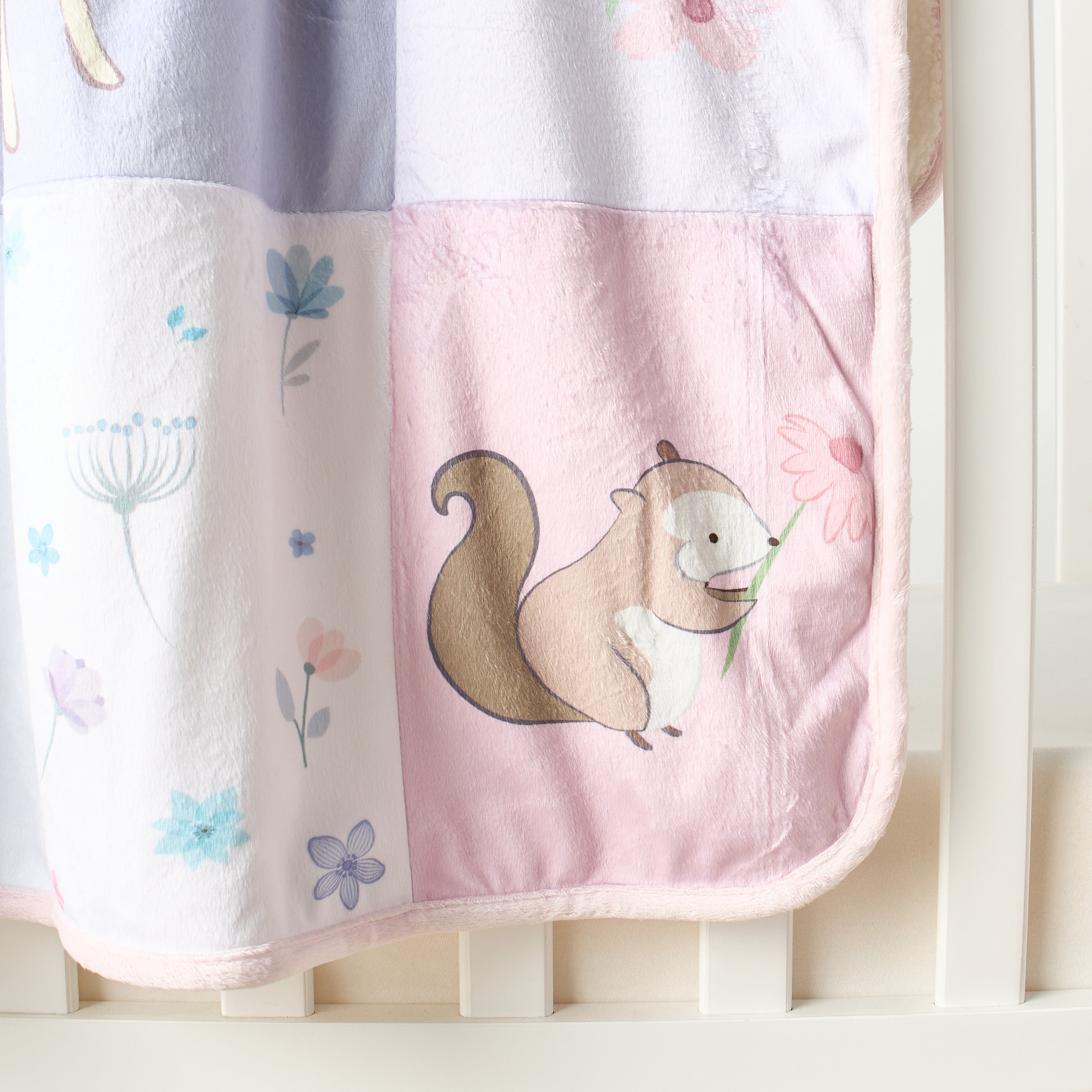 Juniors Patchwork Print Raschel Blanket - 76x102 cm