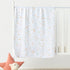 Giggles Floral Print Bamboo Muslin Swaddle Blanket - 120x120 cms