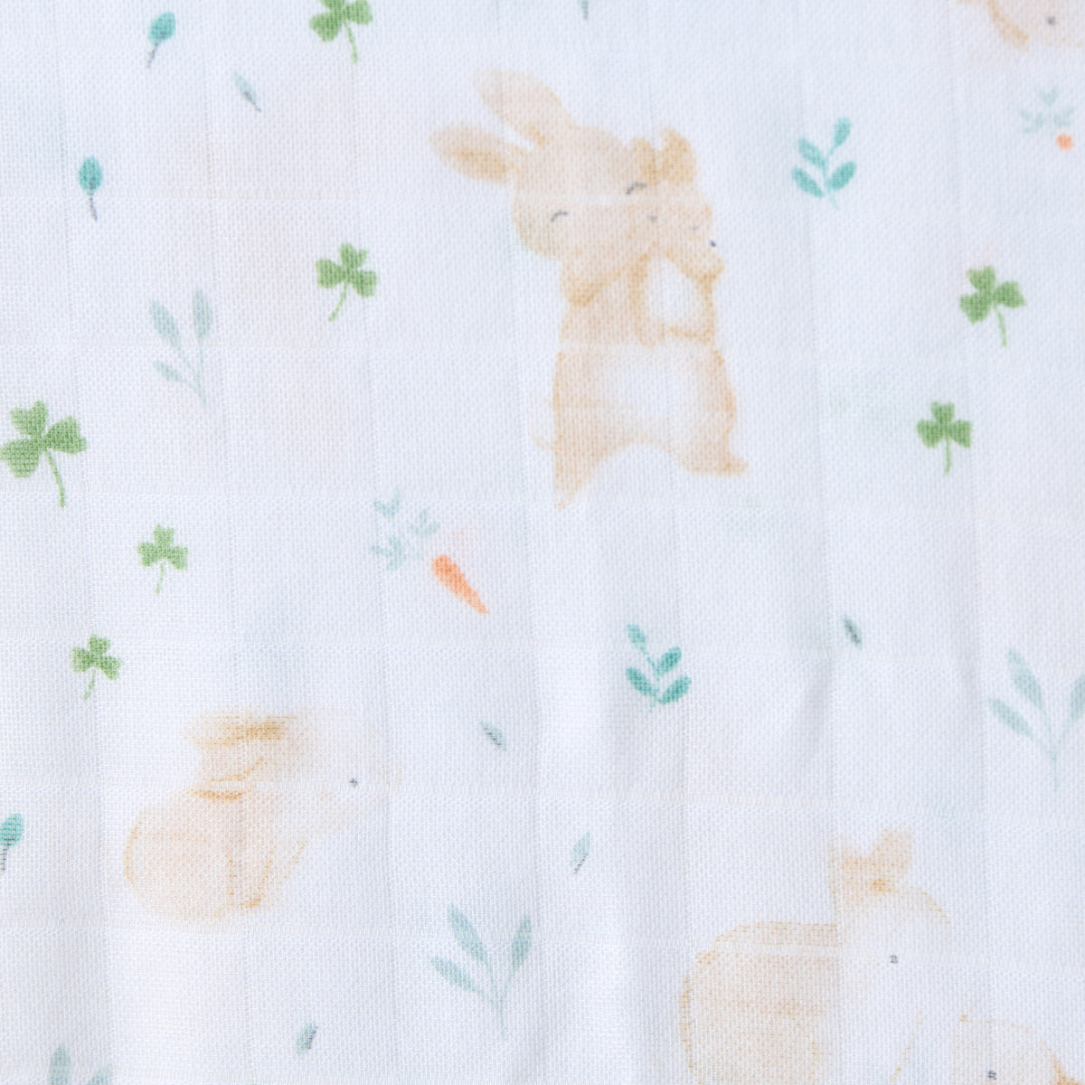 Giggles Floral Print Bamboo Muslin Swaddle Blanket - 120x120 cms