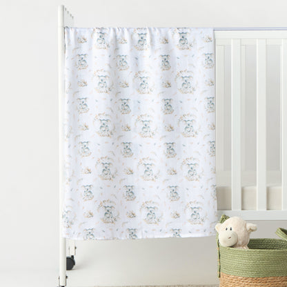 Giggles Koala Print Swaddle Blanket - 120x120 cm - HomeBabyNurseryBlankets &amp; SwaddlesSwaddles &amp; Sleeping Bags