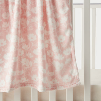 Juniors Floral Print Blanket with Soft Toy - 75x90 cm