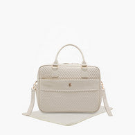 Giggles Quilted Diaper Bag with Zip Closure and Double Handle-undefined-image-1