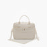 Giggles Quilted Diaper Bag with Zip Closure and Double Handle - Cream