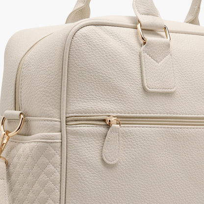 Giggles Quilted Diaper Bag with Zip Closure and Double Handle