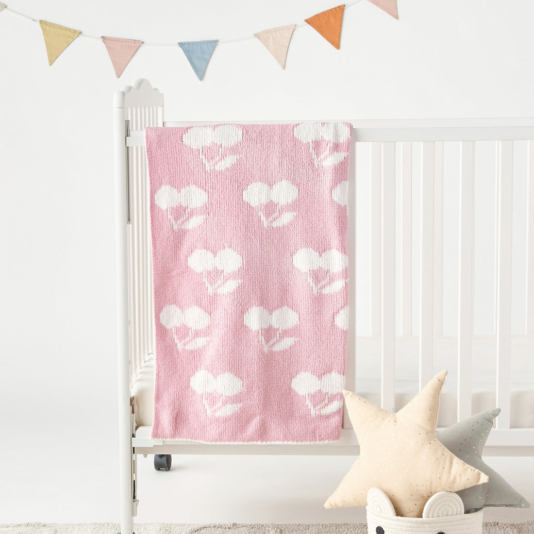 Juniors All-Over Cherry Print Raschel Blanket - 75x100 cm - HomeBabyNurseryBlankets &amp; SwaddlesBlankets &amp; Quilts