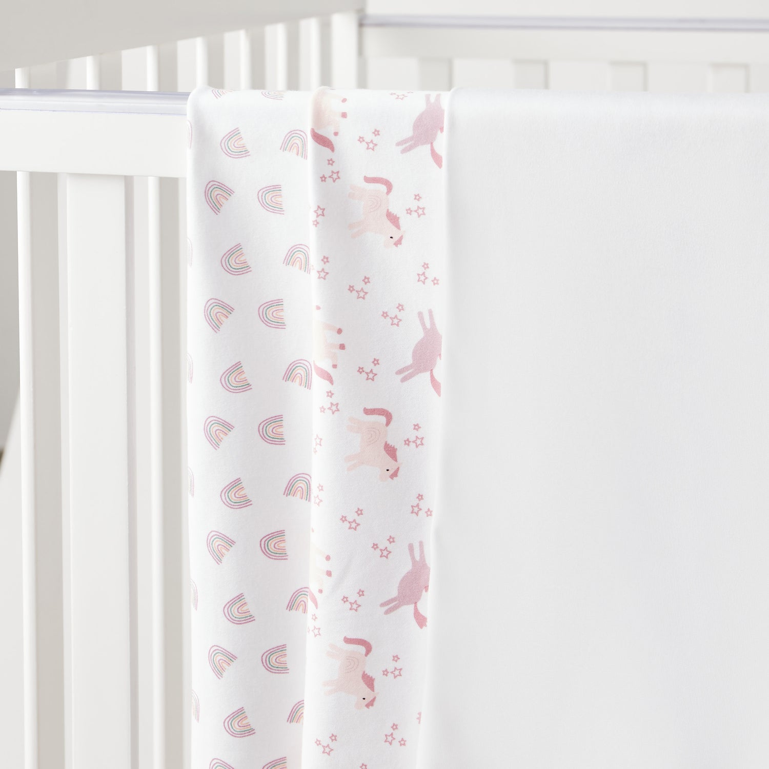 Giggles 3-Piece Printed Receiving Blanket Set - 80x80 cm