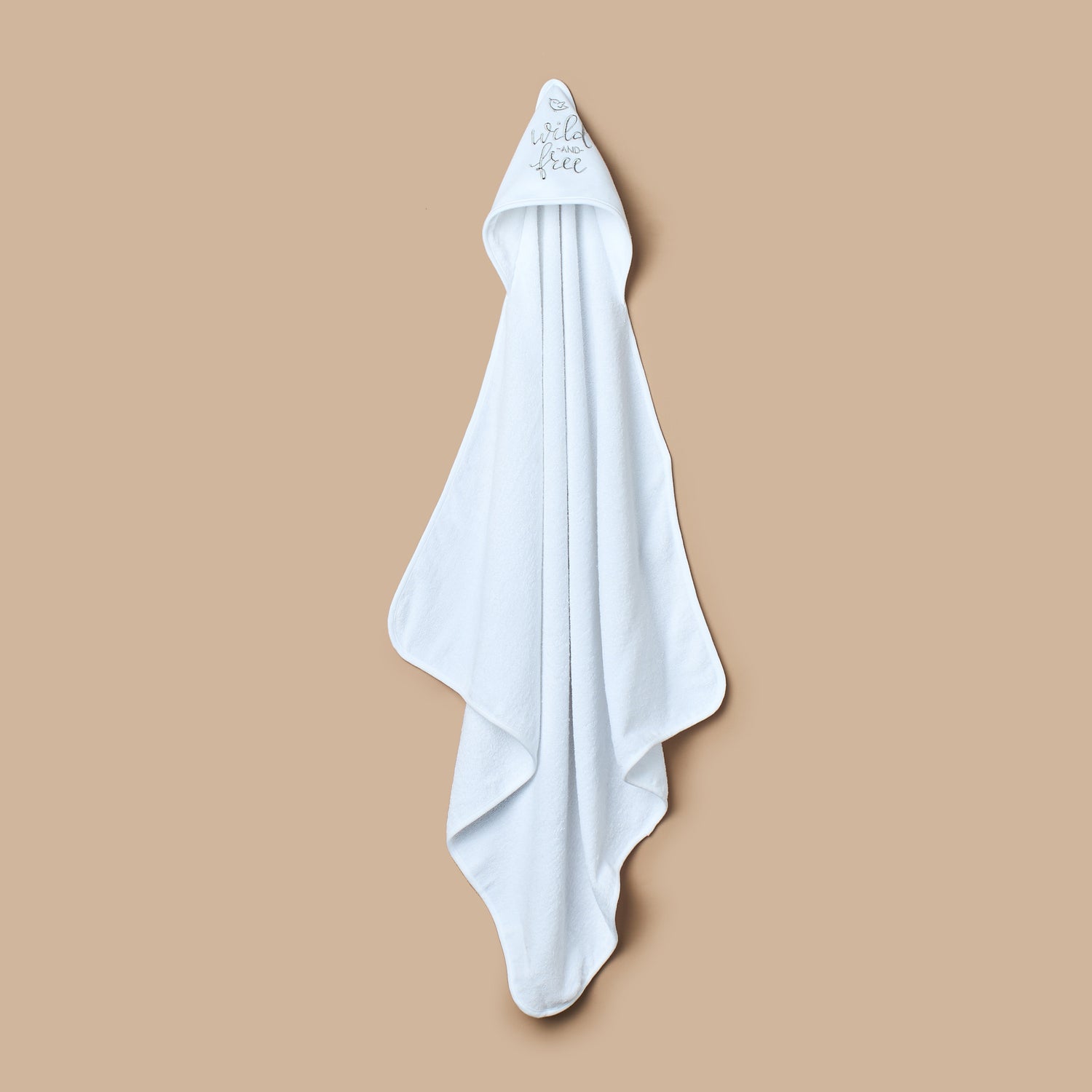 Juniors 2-Piece Applique Detail Hooded Towel Set - 80x80 cm
