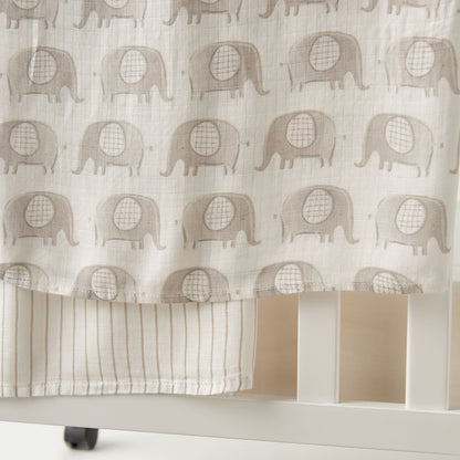 Giggles Printed Muslin Swaddle Blanket - Set of 2