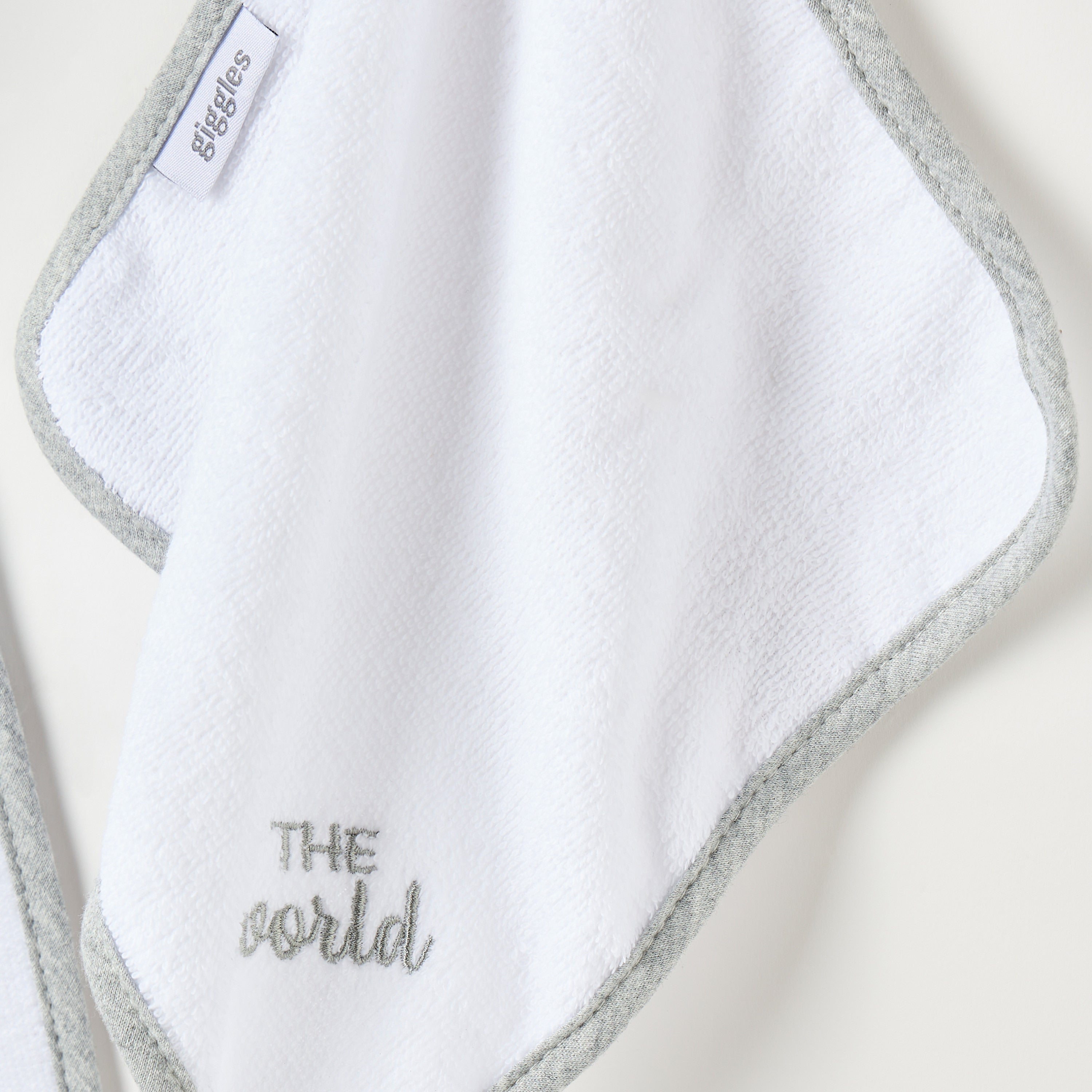 Giggles Printed Hooded Towel and Napkin Set
