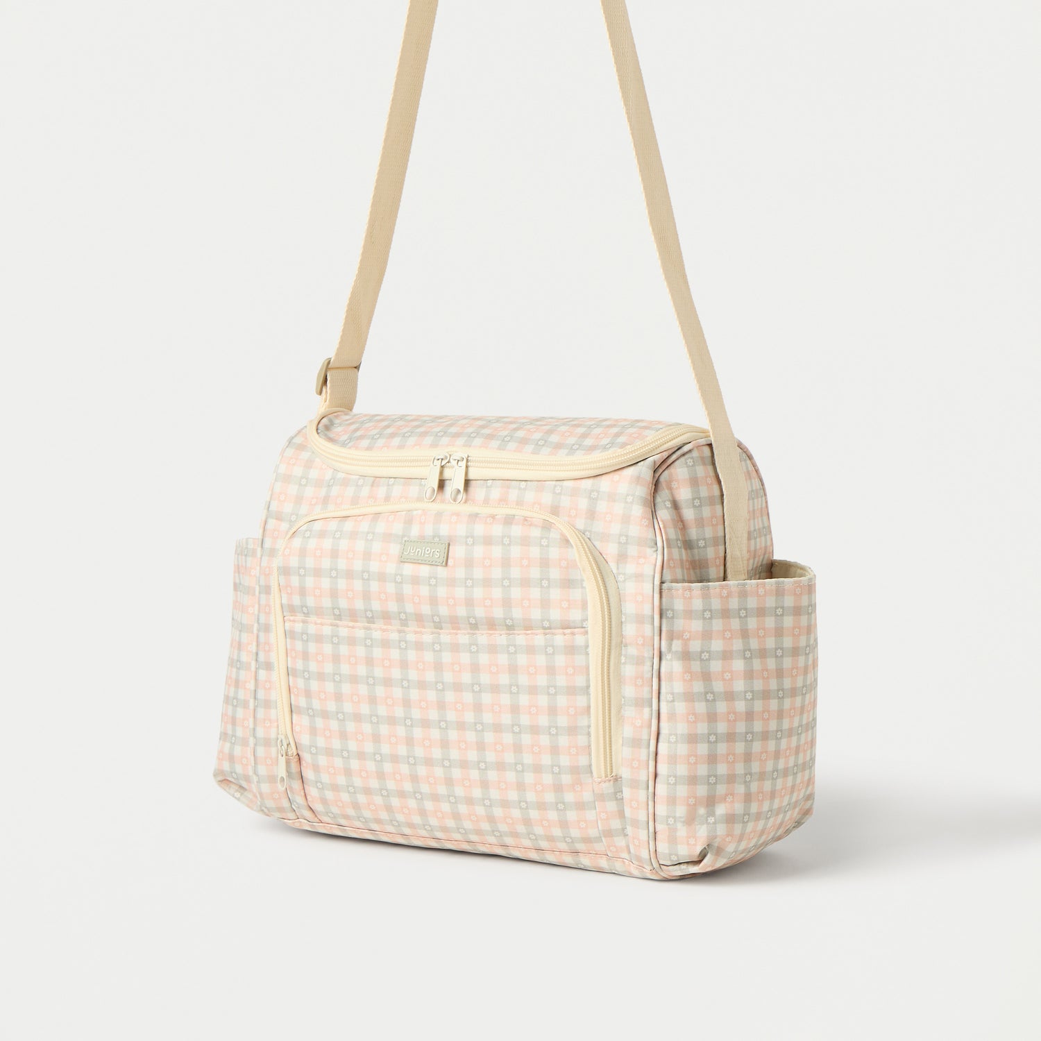 Juniors Printed Diaper Bag with Zip Closure