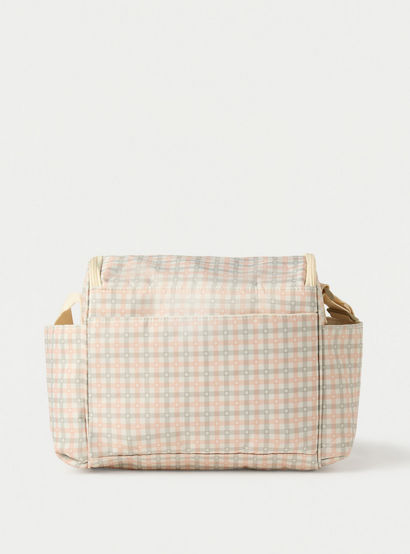 Juniors Printed Diaper Bag with Zip Closure-baby-gear-diaperbags-image-3