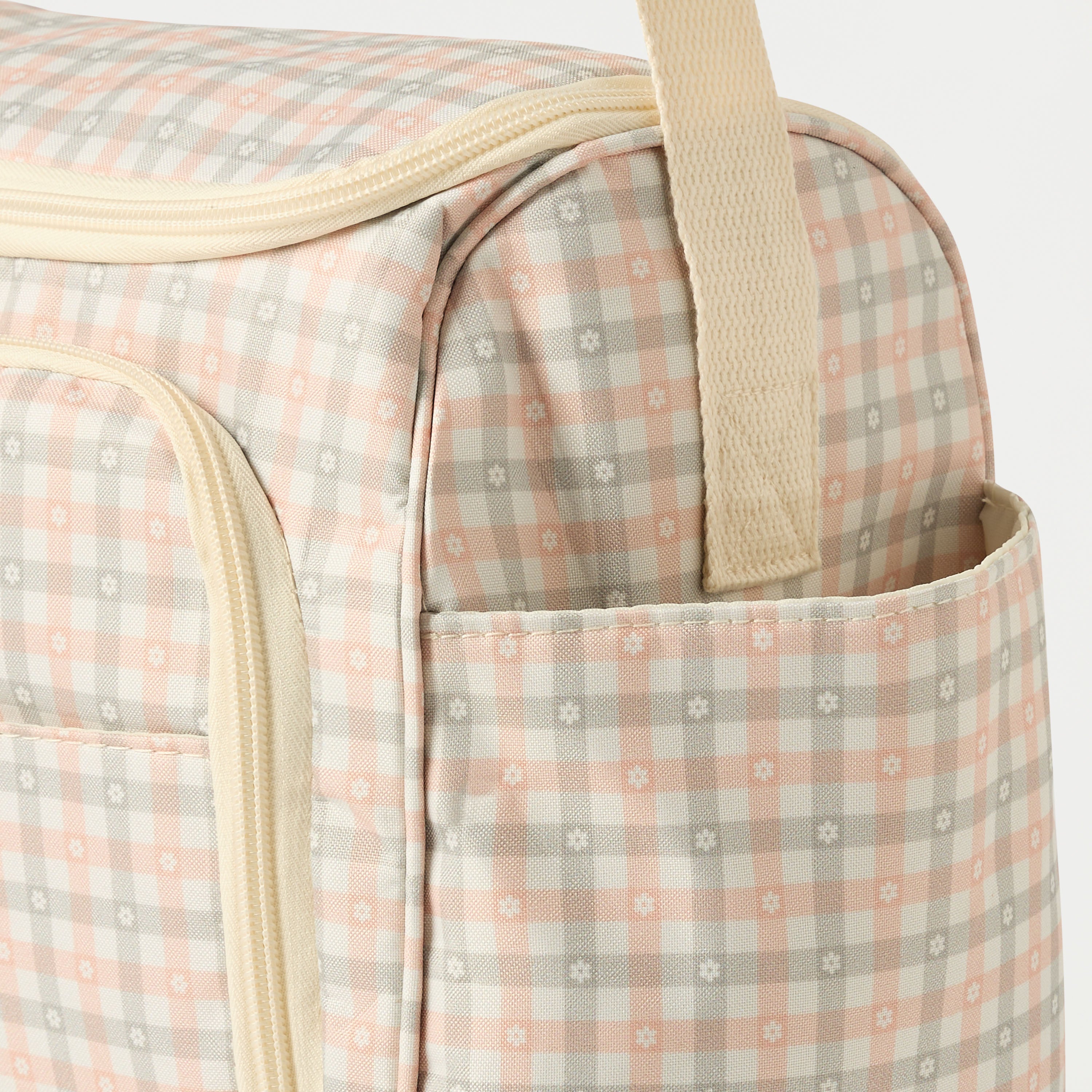 Juniors Printed Diaper Bag with Zip Closure