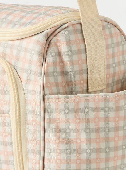 Juniors Printed Diaper Bag with Zip Closure-baby-gear-diaperbags-image-5