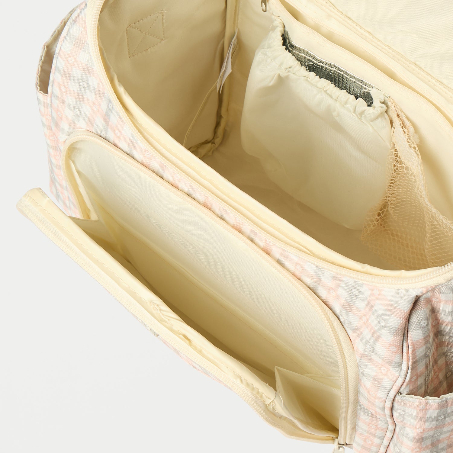 Juniors Printed Diaper Bag with Zip Closure
