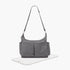 Juniors Textured Diaper Bag with Zip Closure - Grey