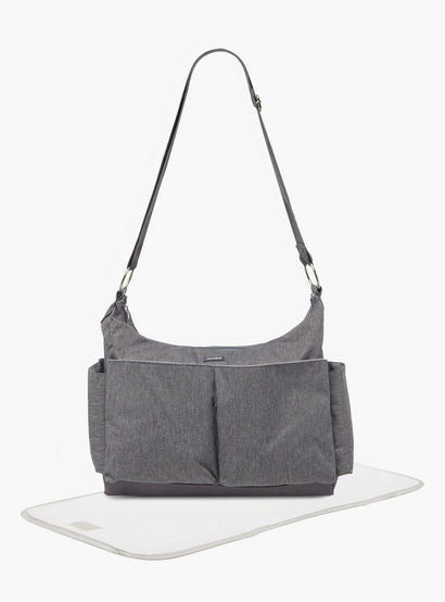 Juniors Textured Diaper Bag with Zip Closure-baby-gear-diaperbags-image-1