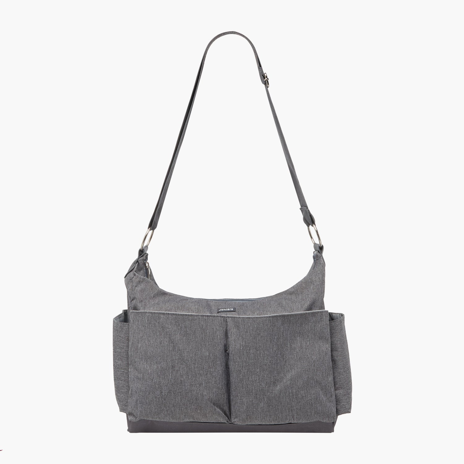 Juniors Textured Diaper Bag with Zip Closure
