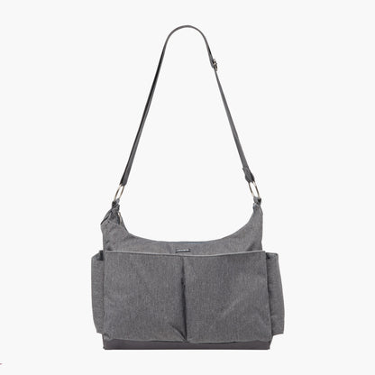 Juniors Textured Diaper Bag with Zip Closure