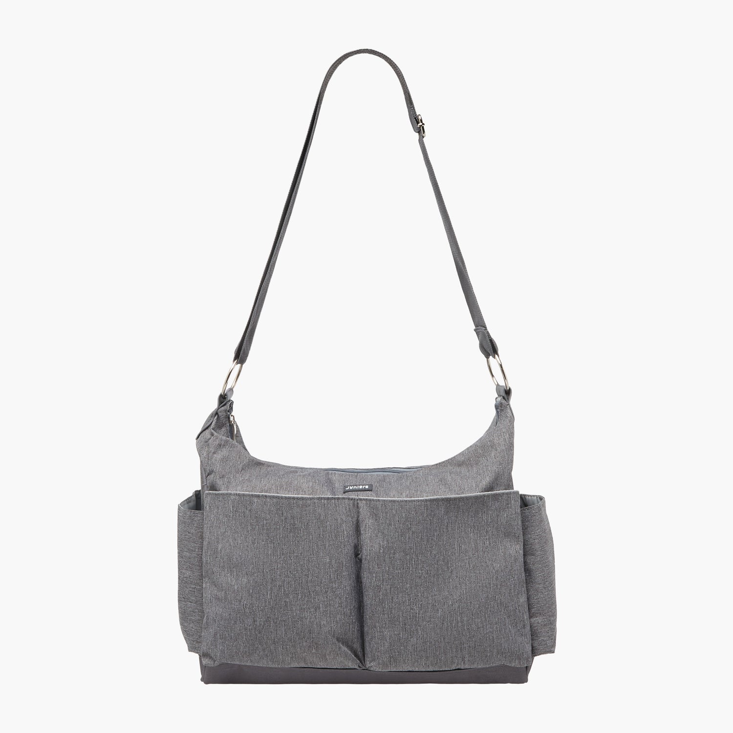 Juniors Textured Diaper Bag with Zip Closure