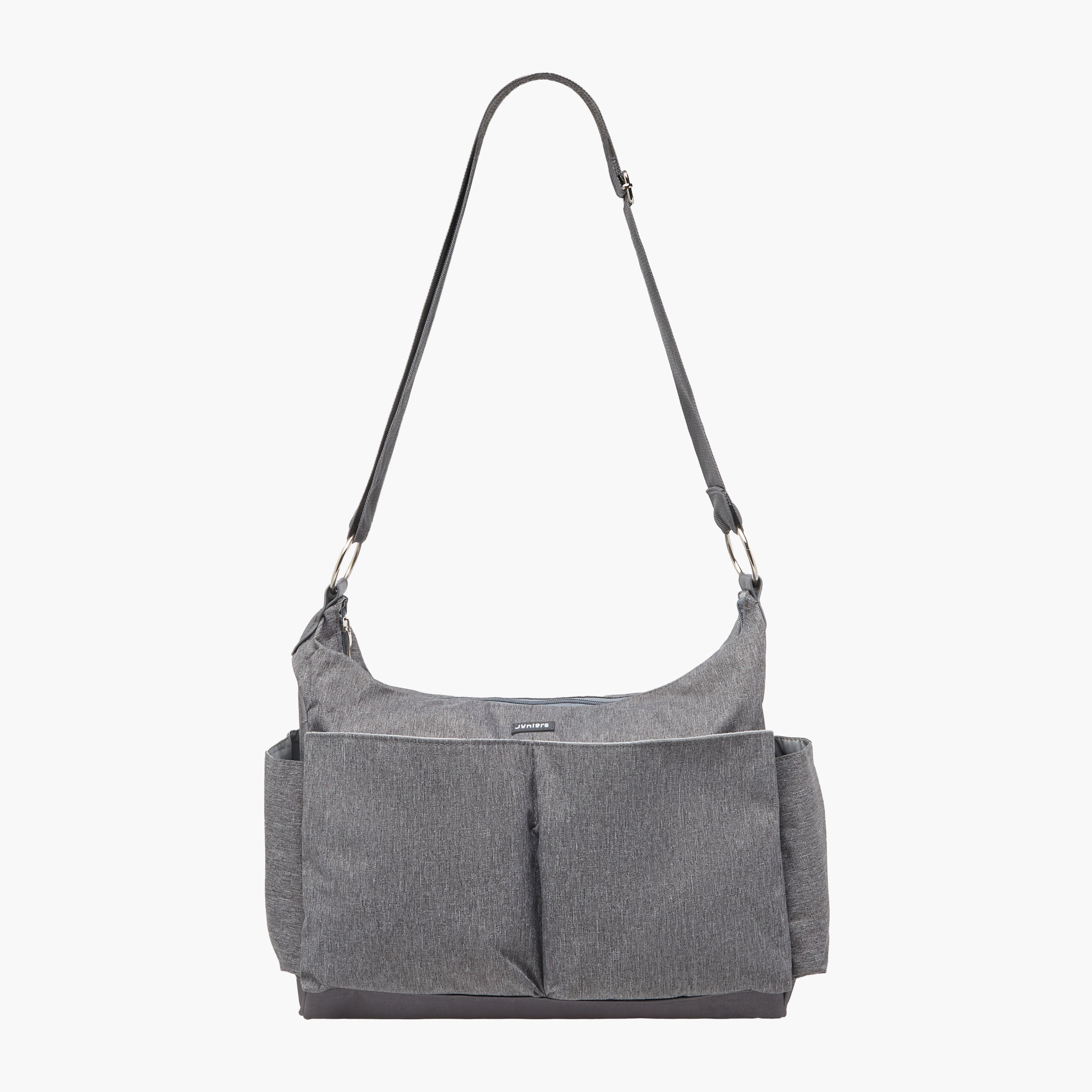 Juniors Textured Diaper Bag with Zip Closure