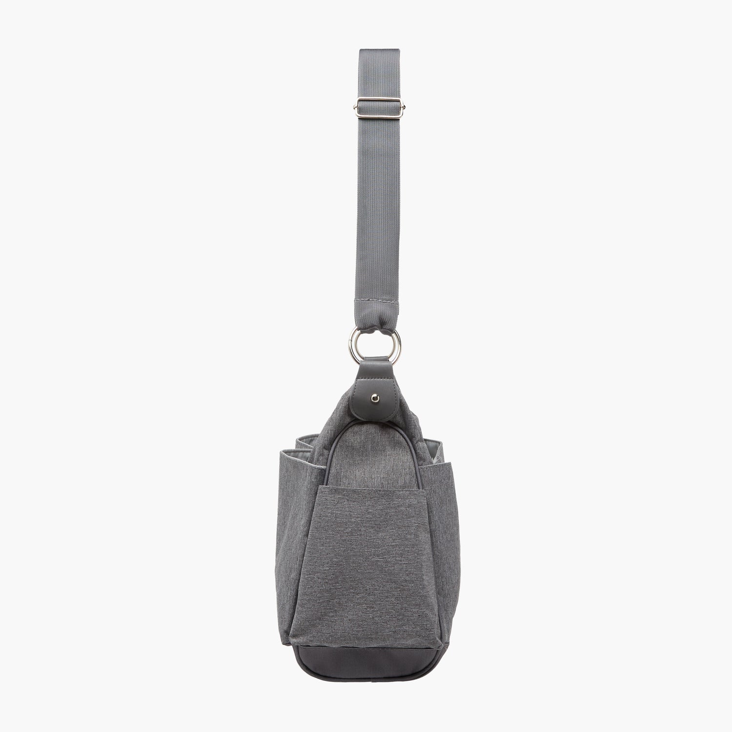 Juniors Textured Diaper Bag with Zip Closure