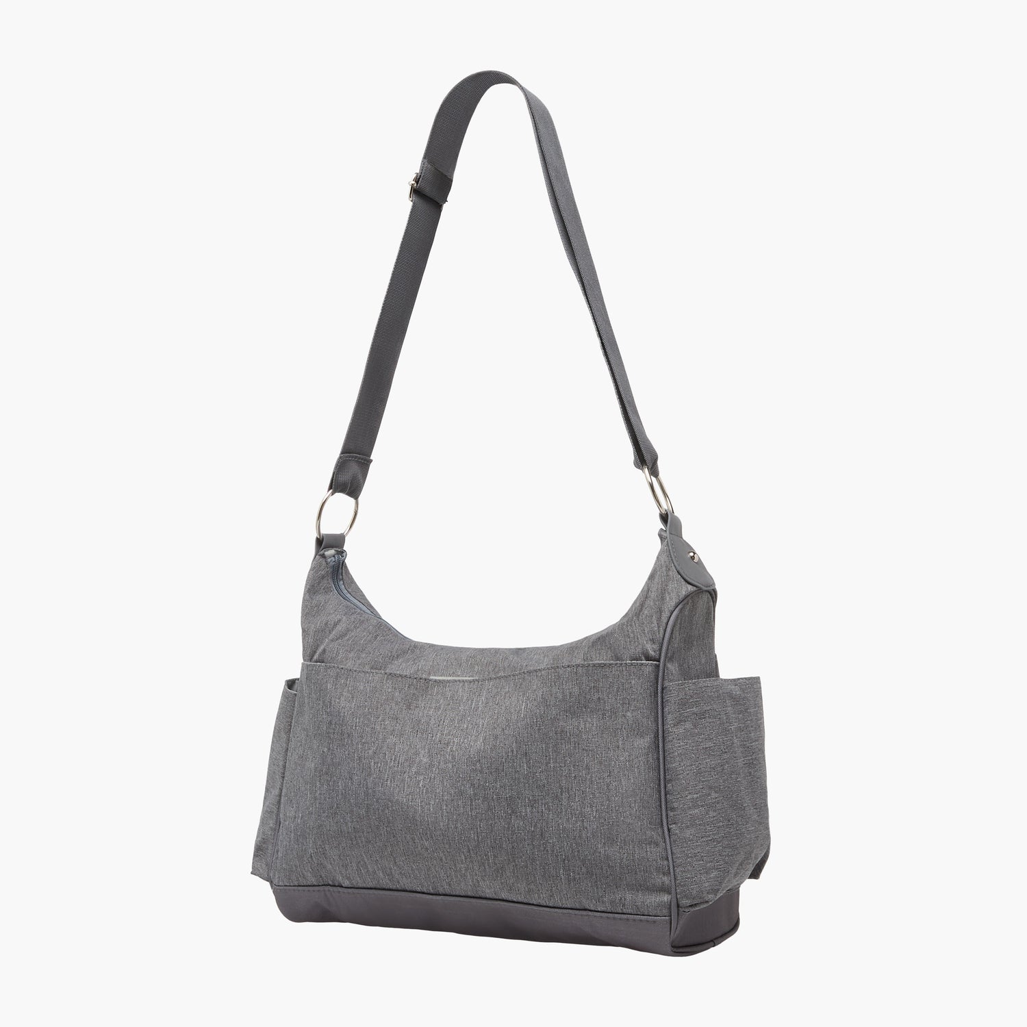 Juniors Textured Diaper Bag with Zip Closure
