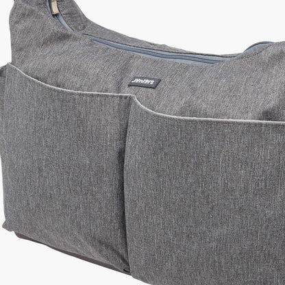 Juniors Textured Diaper Bag with Zip Closure