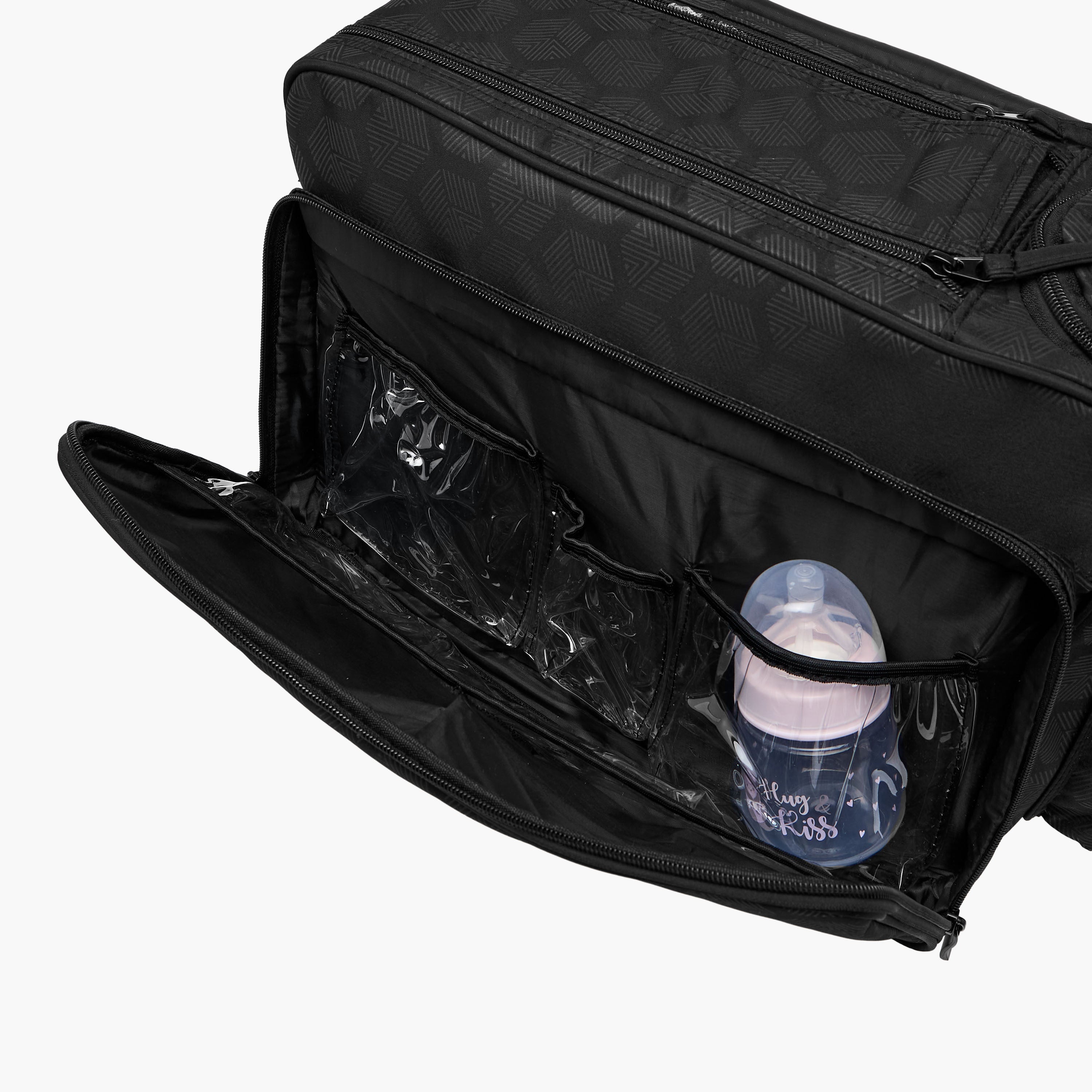 Juniors Printed Diaper Bag with Adjustable Strap