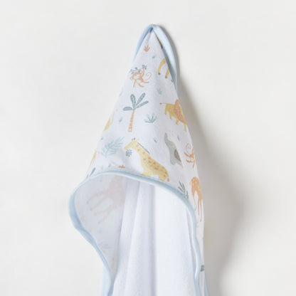 Juniors 3-Piece Printed Hooded Towel Set - 76x76 cm