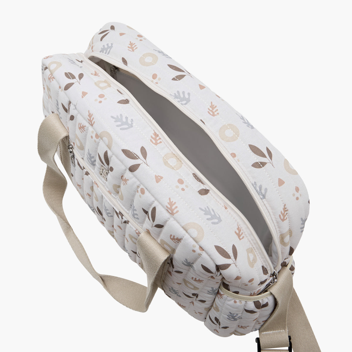 Giggles Printed Diaper Bag with Zip Closure and Top Handles