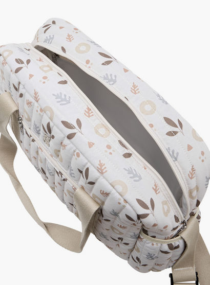 Giggles Printed Diaper Bag with Zip Closure and Top Handles-baby-gear-diaperbags-image-12