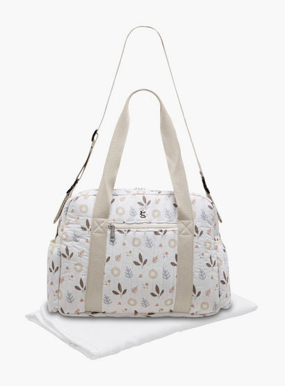 Giggles Printed Diaper Bag with Zip Closure and Top Handles-baby-gear-diaperbags-image-3