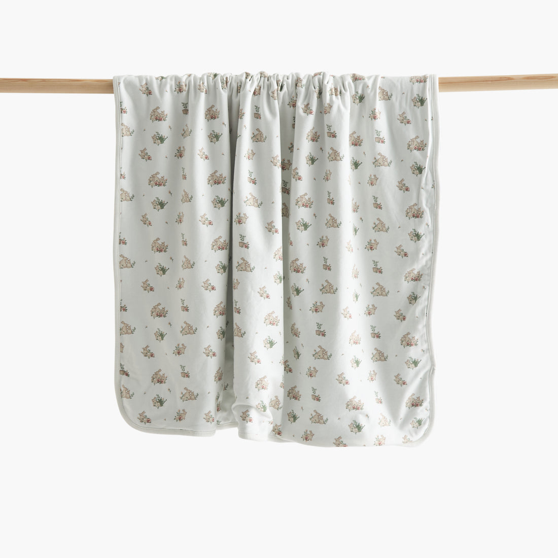 Juniors Bunny Print Receiving Blanket - 70x70 cm - HomeBabyNurseryBlankets & SwaddlesReceiving Blankets