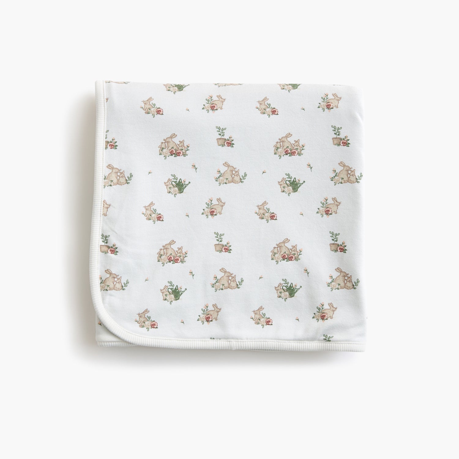Juniors Bunny Print Receiving Blanket - 70x70 cm