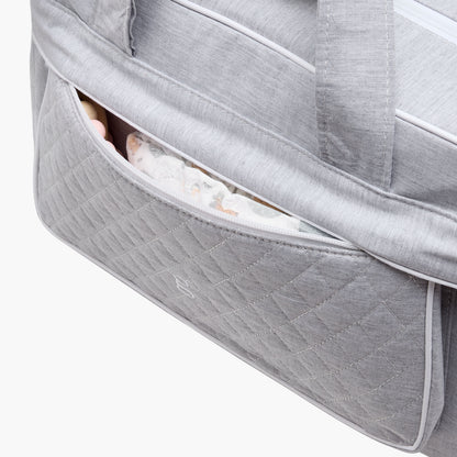 Giggles Textured Diaper Bag with Double Handles