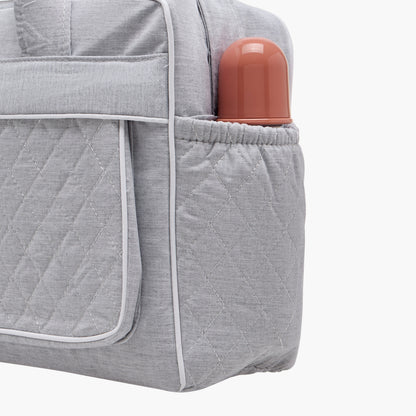 Giggles Textured Diaper Bag with Double Handles