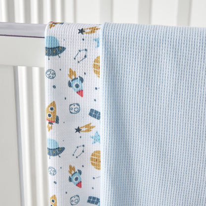 Juniors Rocket Print Receiving Blanket - Set of 2