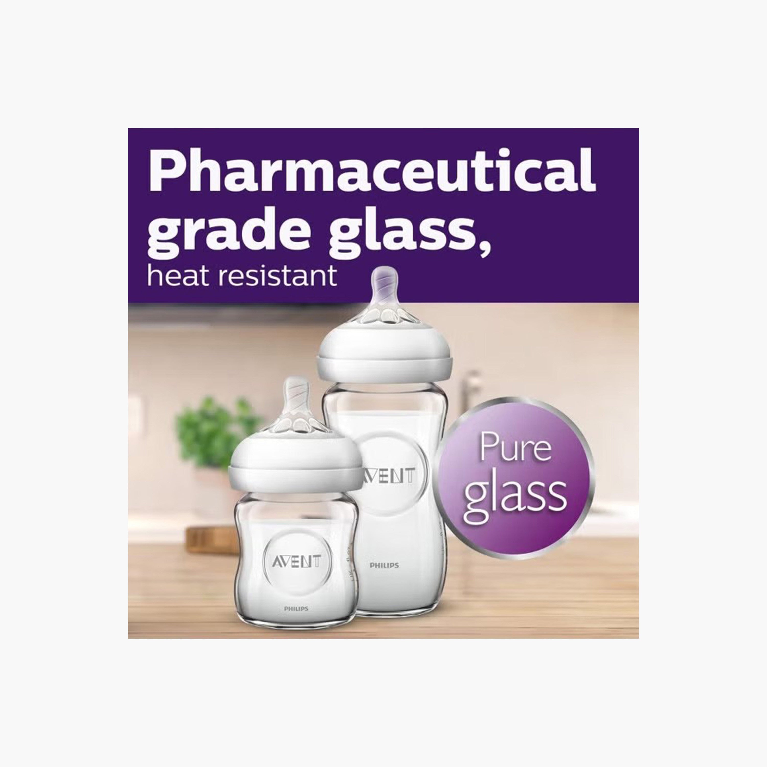 Philips Avent Natural Glass Feeding Bottle - 240 ml
