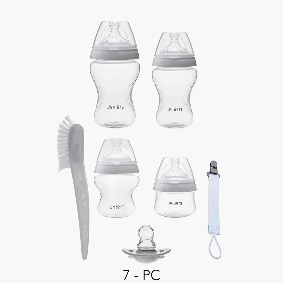 Juniors 7-Piece Newborn Feeding Starter Set - HomeBabyFeedingFeeding BottlesBottles &amp; Teats