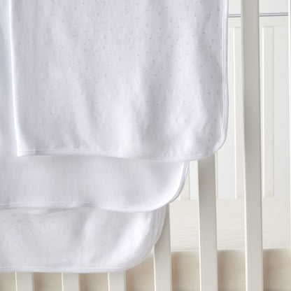 Juniors Printed 3-Piece Receiving Blanket Set - 80x80 cm