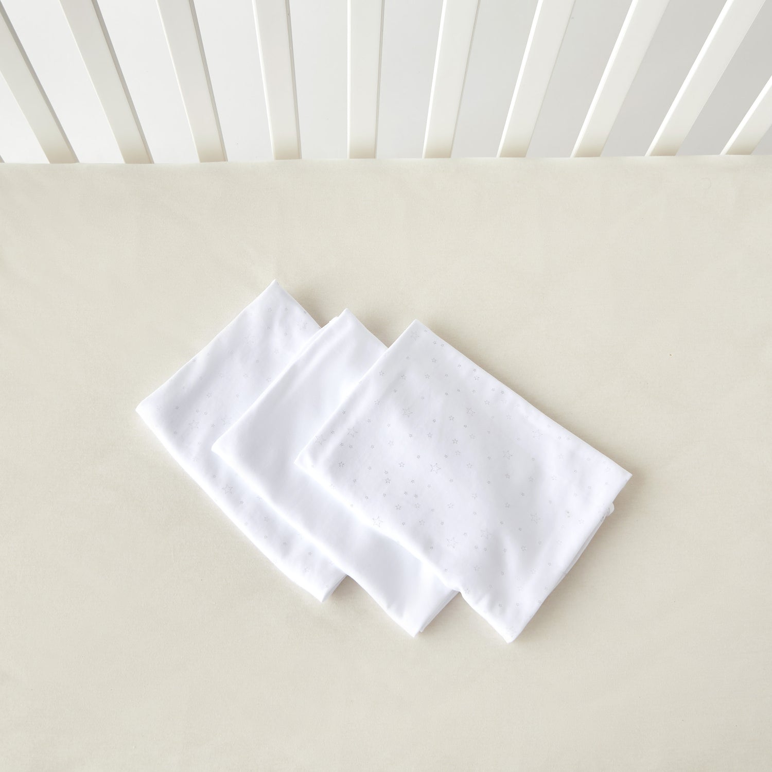 Juniors Printed 3-Piece Receiving Blanket Set - 80x80 cm