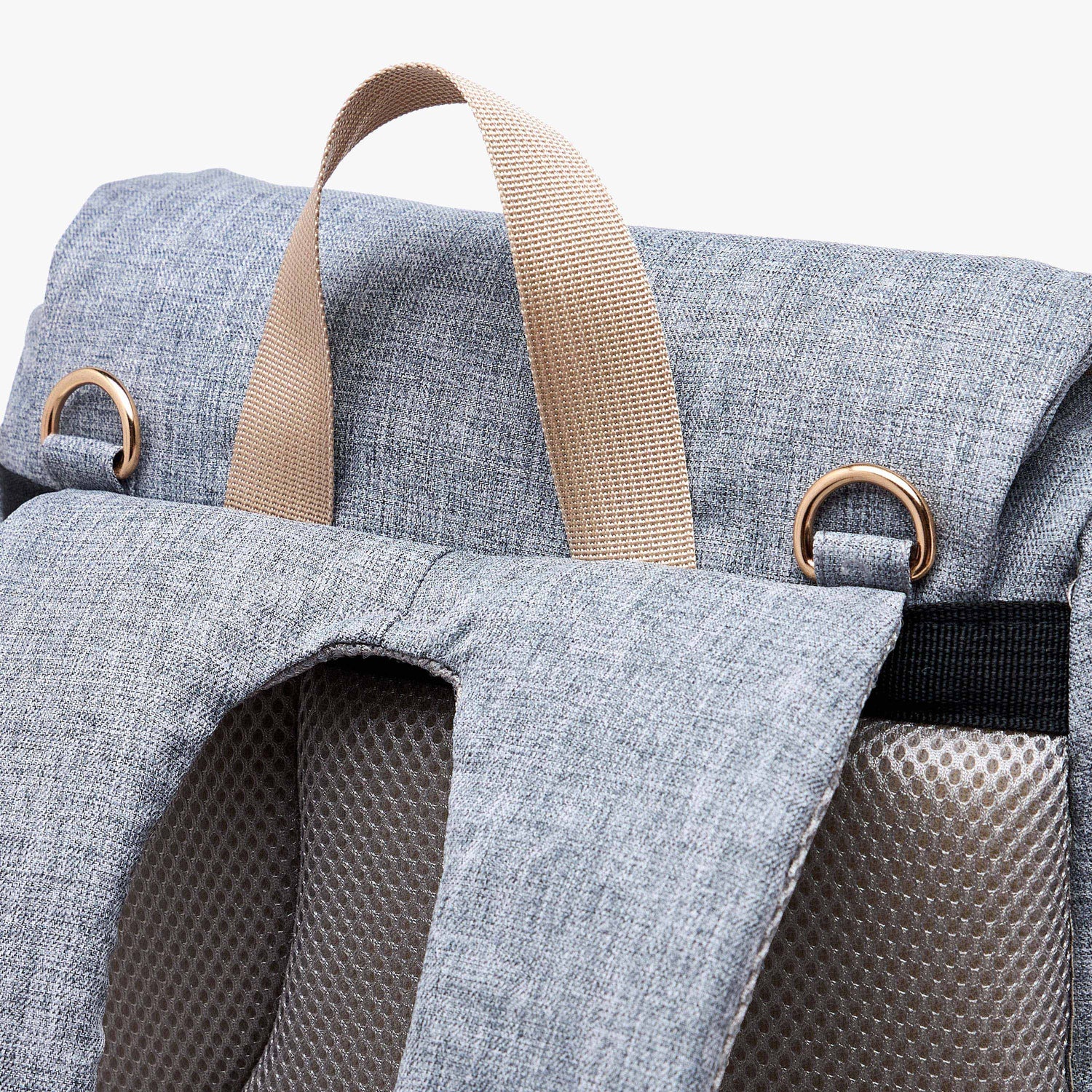 Juniors Solid Diaper Backpack with Adjustable Straps and Handle