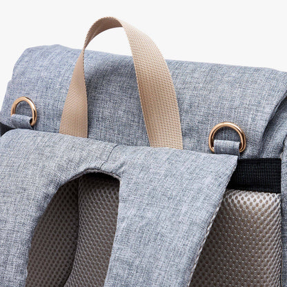 Juniors Solid Diaper Backpack with Adjustable Straps and Handle
