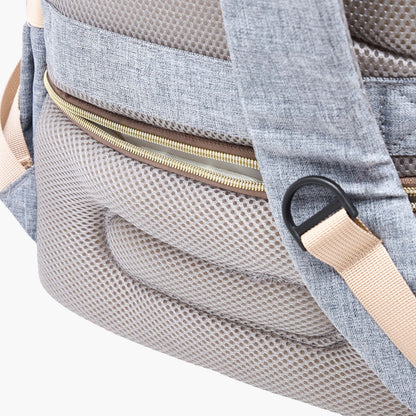 Juniors Solid Diaper Backpack with Adjustable Straps and Handle