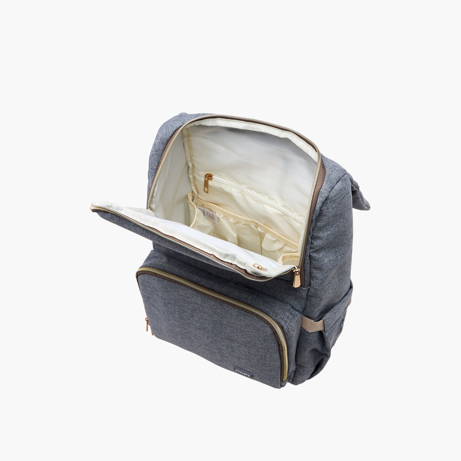 Juniors Solid Diaper Backpack with Adjustable Straps and Handle