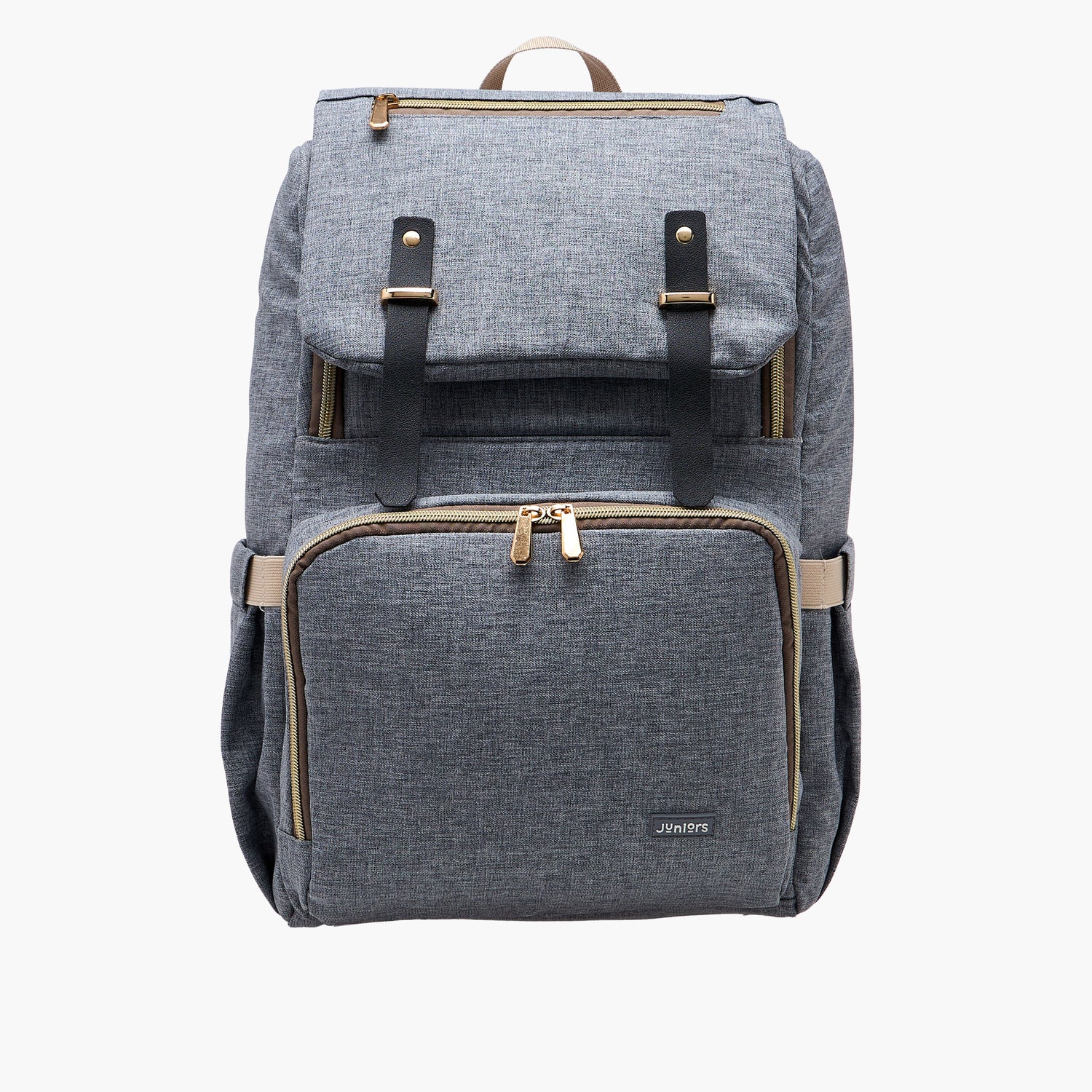 Juniors Solid Diaper Backpack with Adjustable Straps and Handle