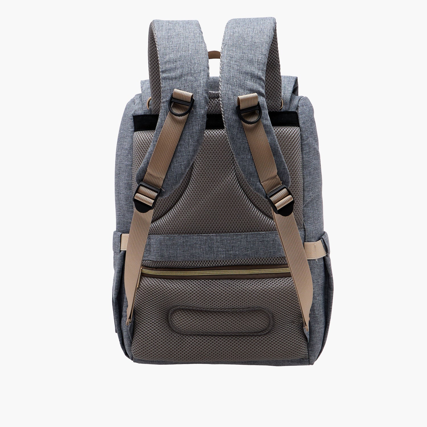 Juniors Solid Diaper Backpack with Adjustable Straps and Handle